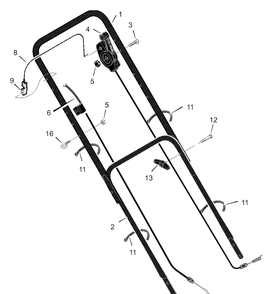 Part Location Diagram of 672873 Murray DISCONTINUED